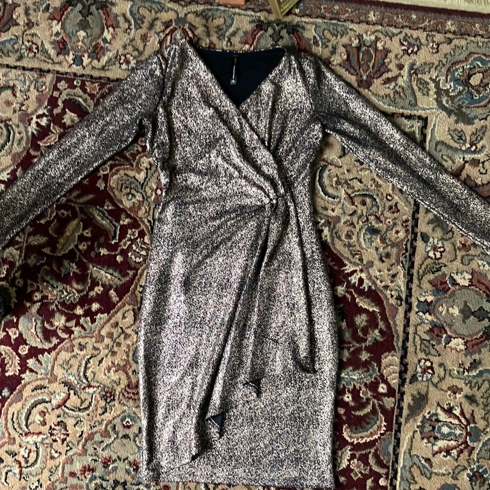 Black and Bronze Dress